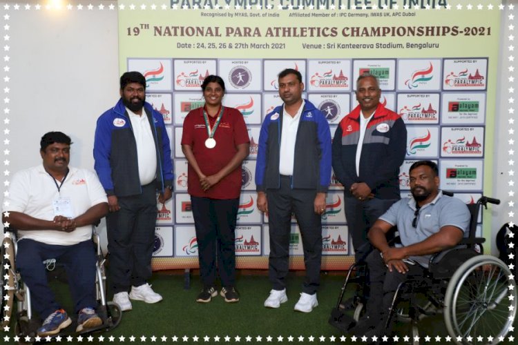 TNPSA Executive Members during National Para Athletics Championships