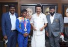 Paralympian Mariyappan Met Honble Chief Minister of TN Sh. MK Stalin